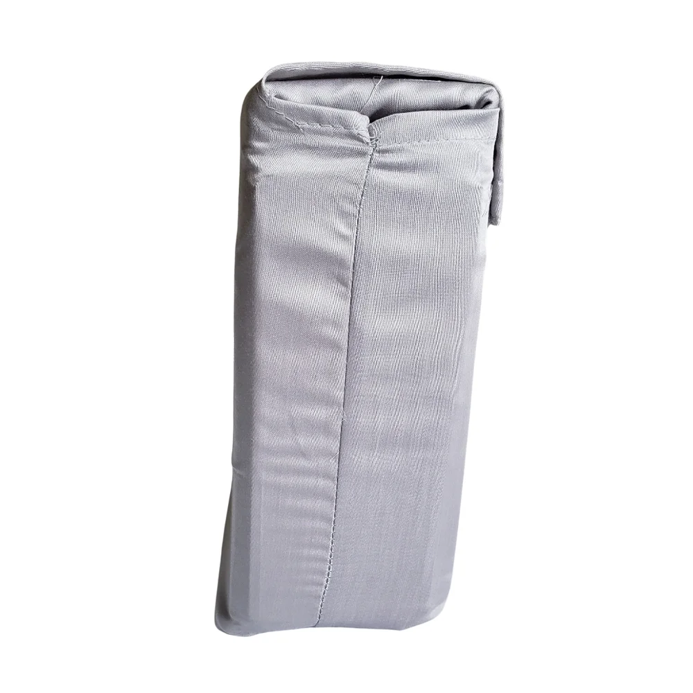 Pure Earth Sheet Set Gray Solid Tencel Blend 4-piece Bedding Home NWT